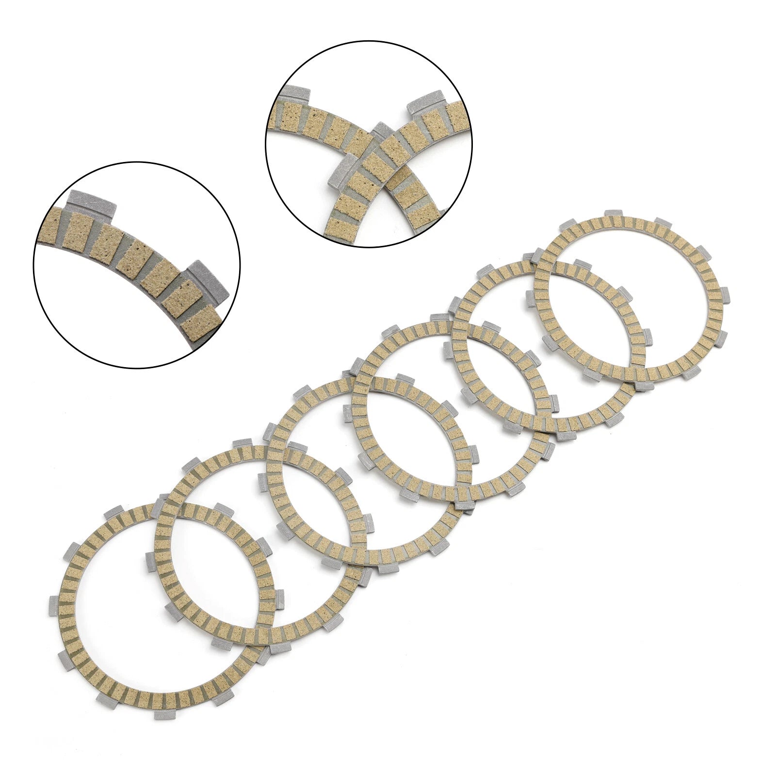 Clutch Friction Plate Kit for Kawasaki KR250 KR-I (1988–1990)