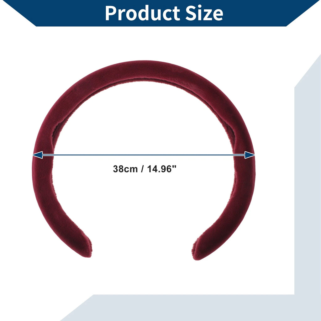 Steering Wheel Cover for ABS Car (14.96", Red)