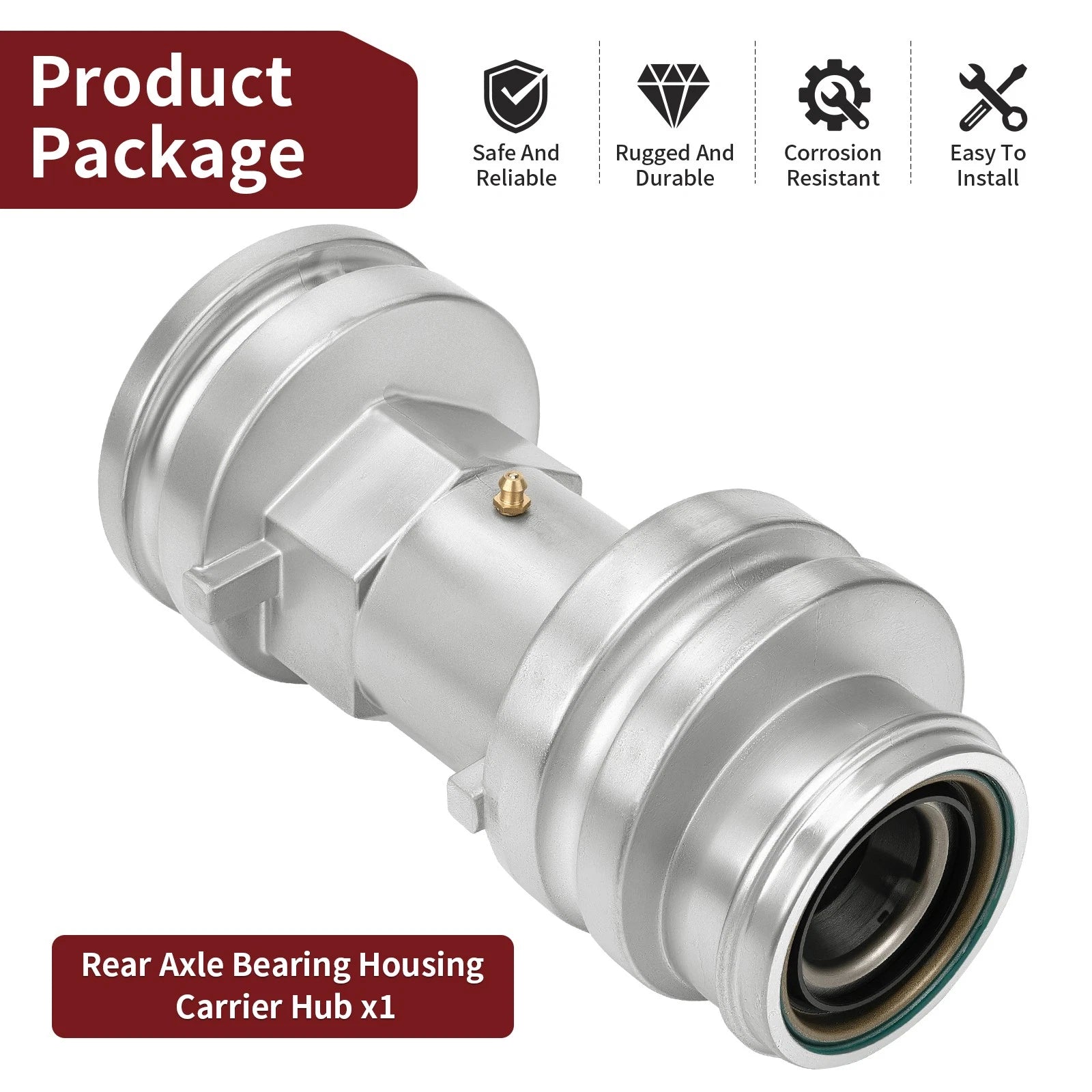 Rear Axle Bearing Housing Carrier Hub for Polaris Xplorer 250 400 (1999–2002)