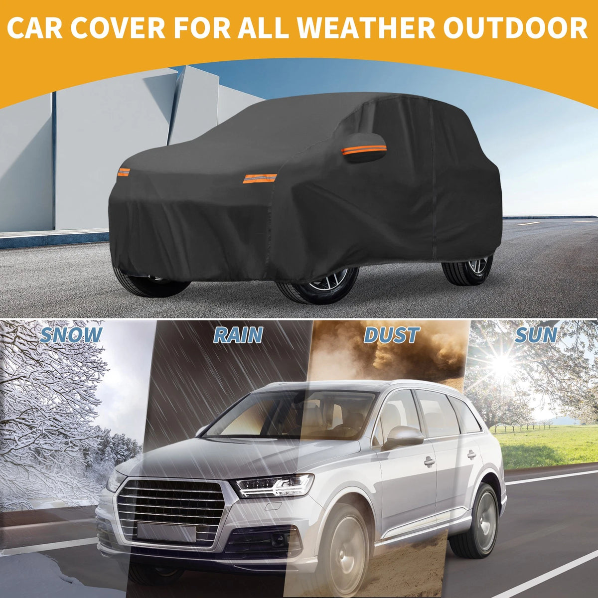 Car Cover Waterproof All Weather for Hyundai Tucson (2004–2022)