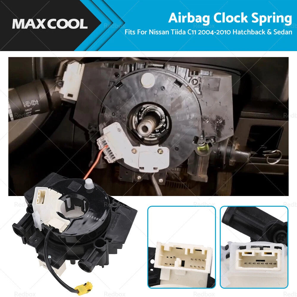 Clock Spring Spiral Cable for Nissan Tiida Navara Note Pathfinder (2005–2019)