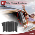 6 Pcs Door Pillar Window Trim Replacement for Toyota Veloz (2022–2025)
