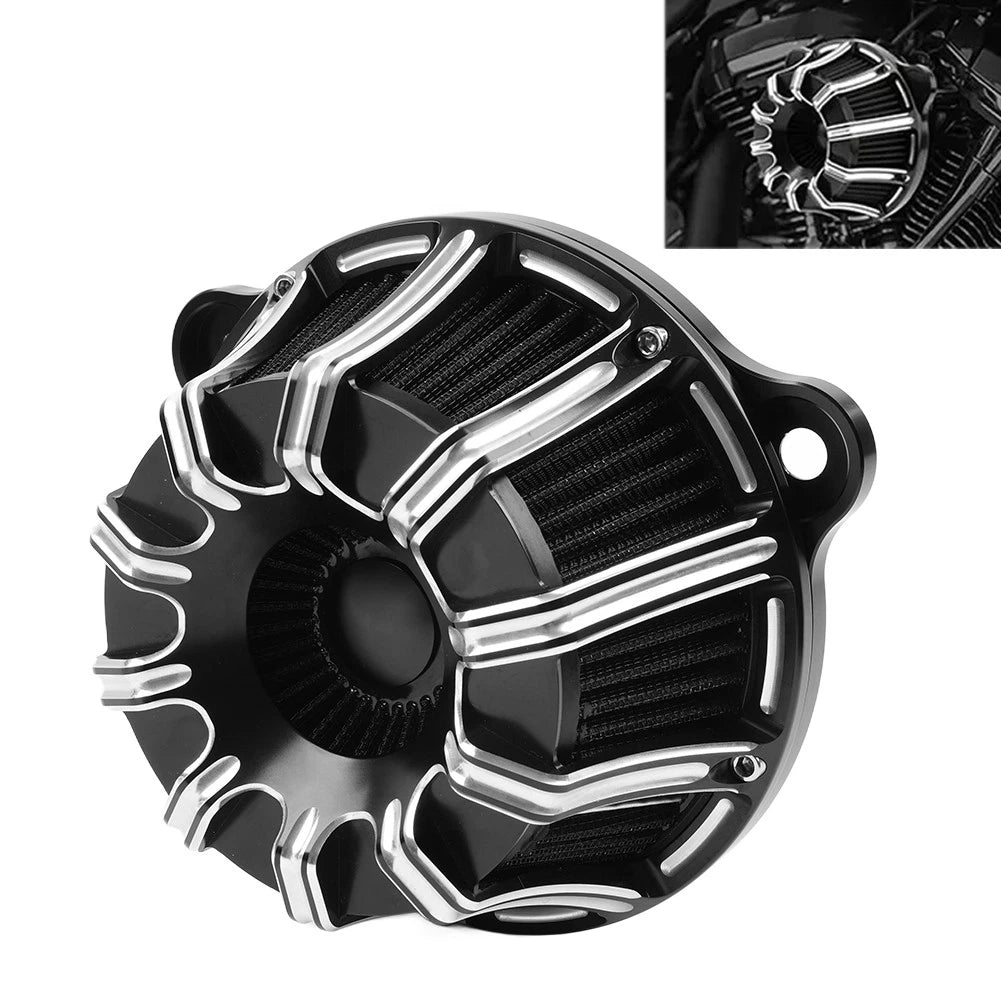 Air Cleaner Intake Filter Kit for Harley M8 Touring Road Glide Softail (2017–2024)
