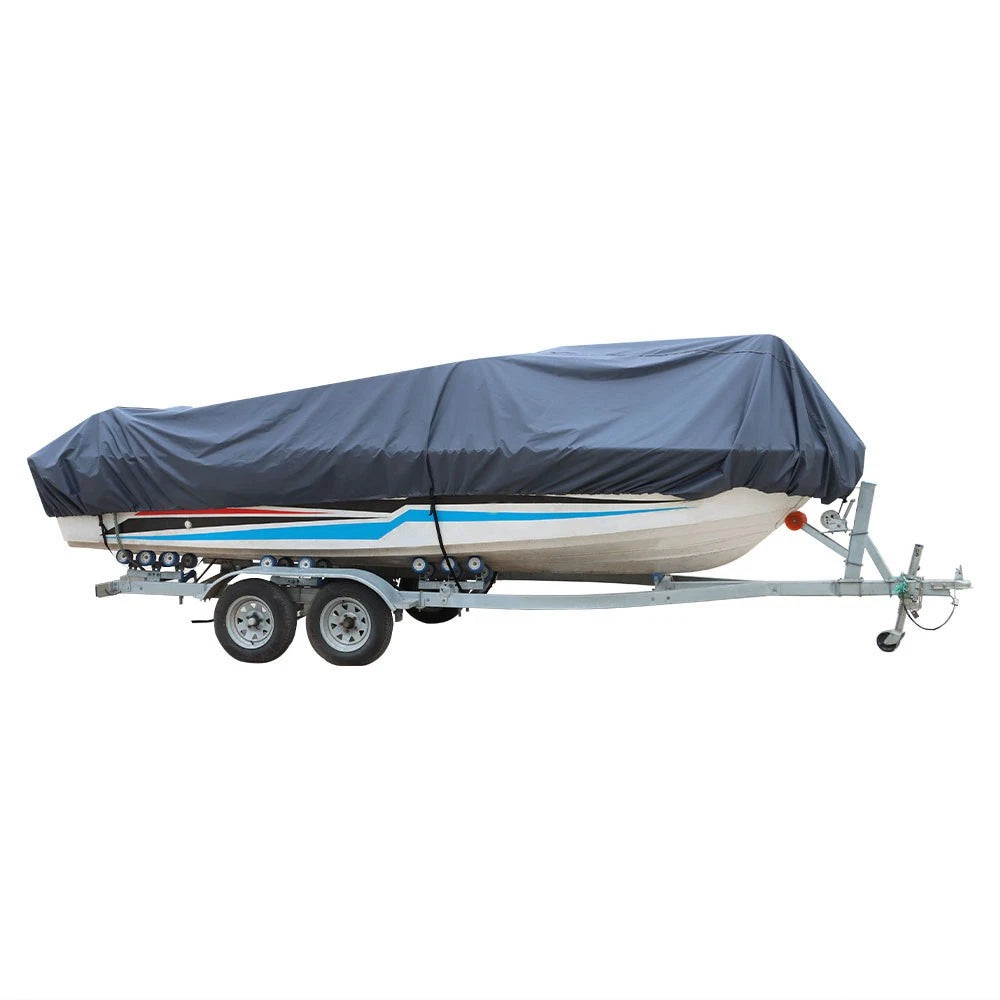 Trailerable Waterproof Boat Cover for (600D Marine Grade)