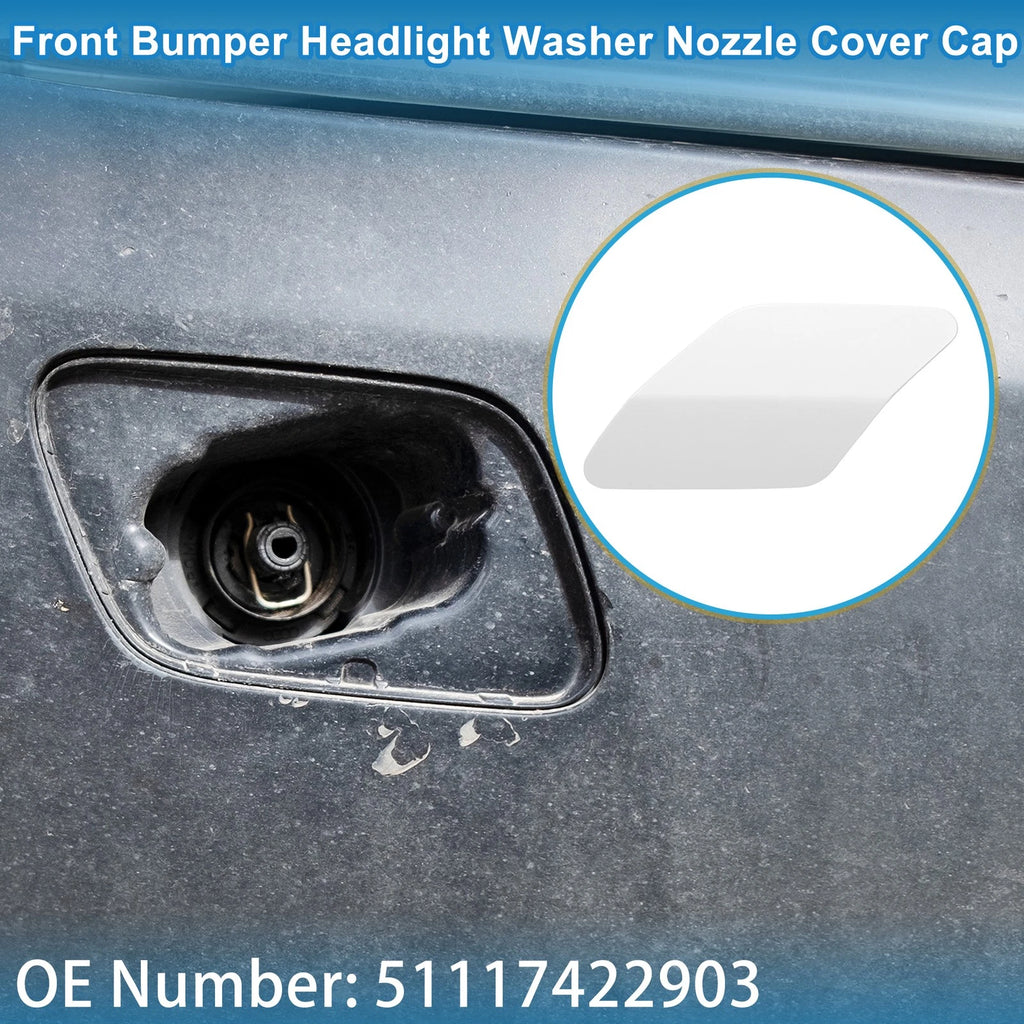 Washer Nozzle Cover Cap Front Left Replacement for BMW X6 (2015–2019)