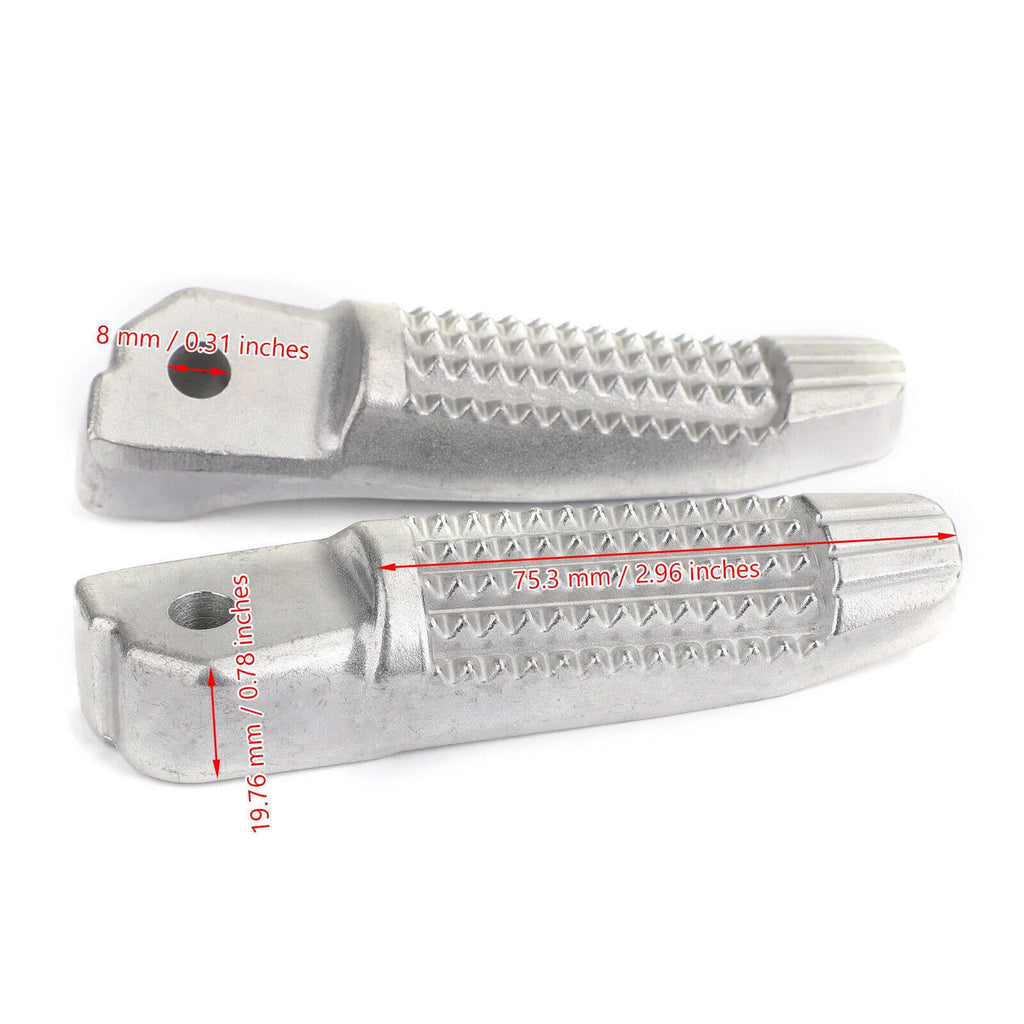 Rear Footrests Foot Pegs for BMW F800R K1300S K1300R K1200S K1200R R1200S HP2 (2007–2017)