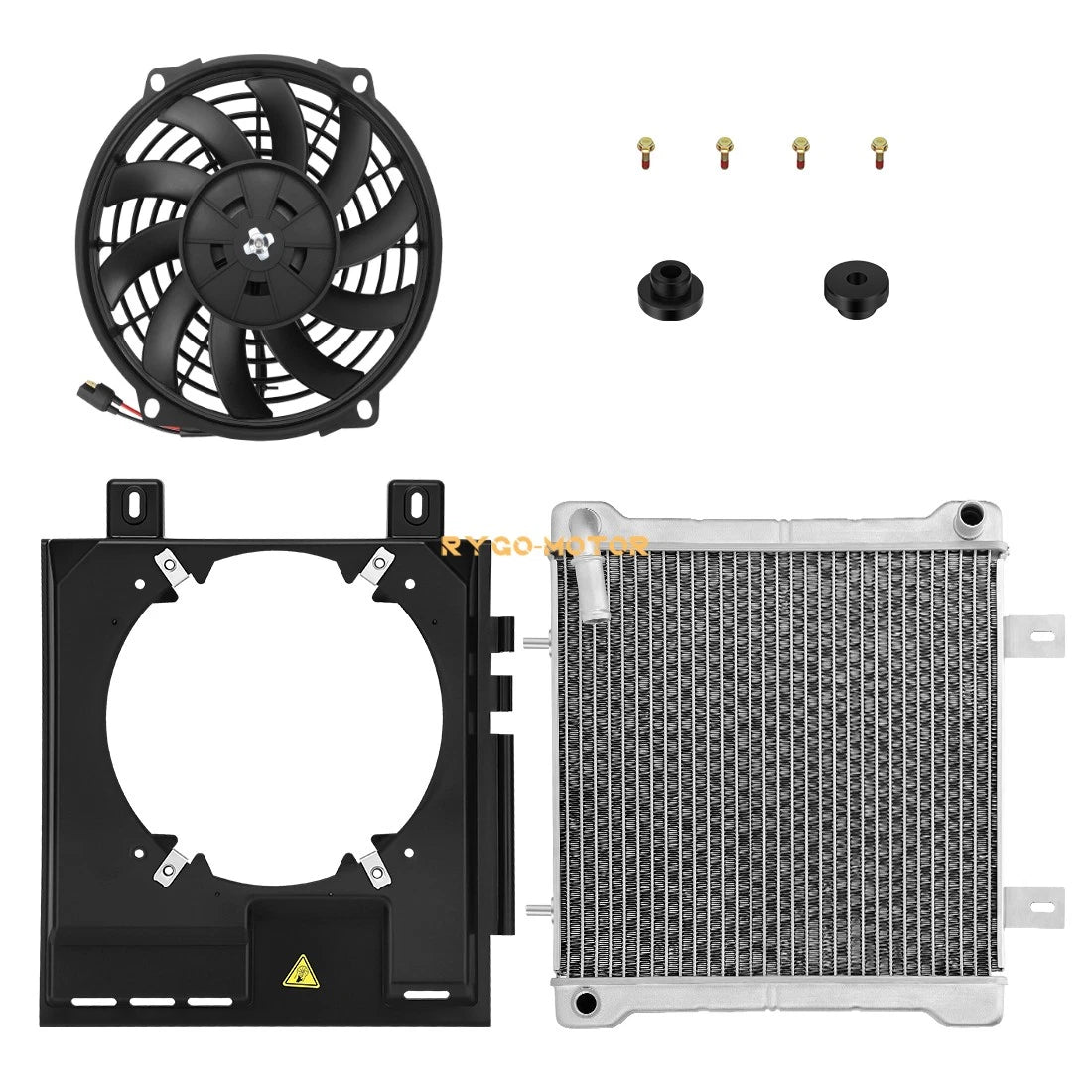 Radiator Fan Assembly for Polaris Sportsman 400 4X4 (2001–2004) / 2410123, 1240045