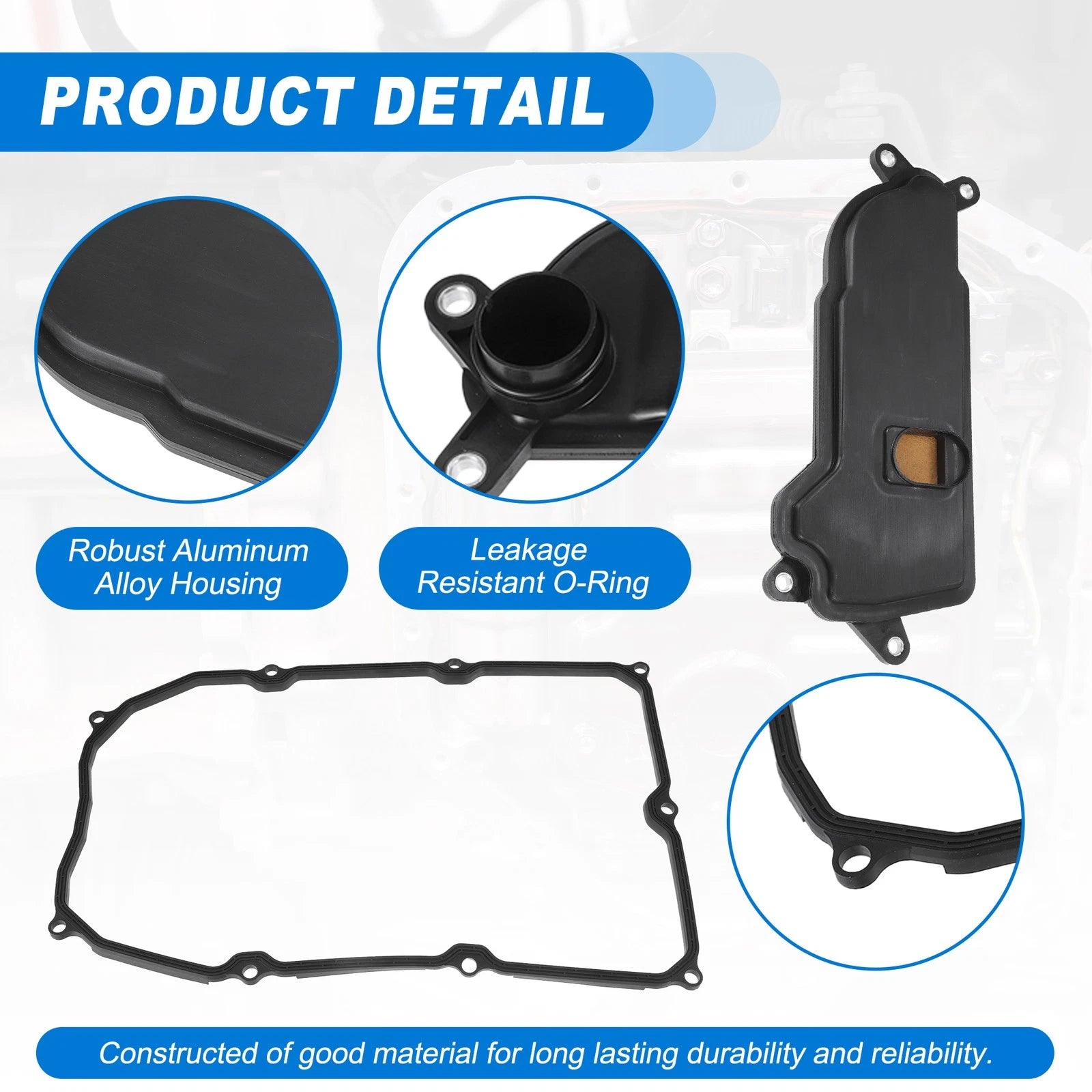 Transmission Filter Oil Pan Gasket Kit for Cadillac CTS (2008–2015)