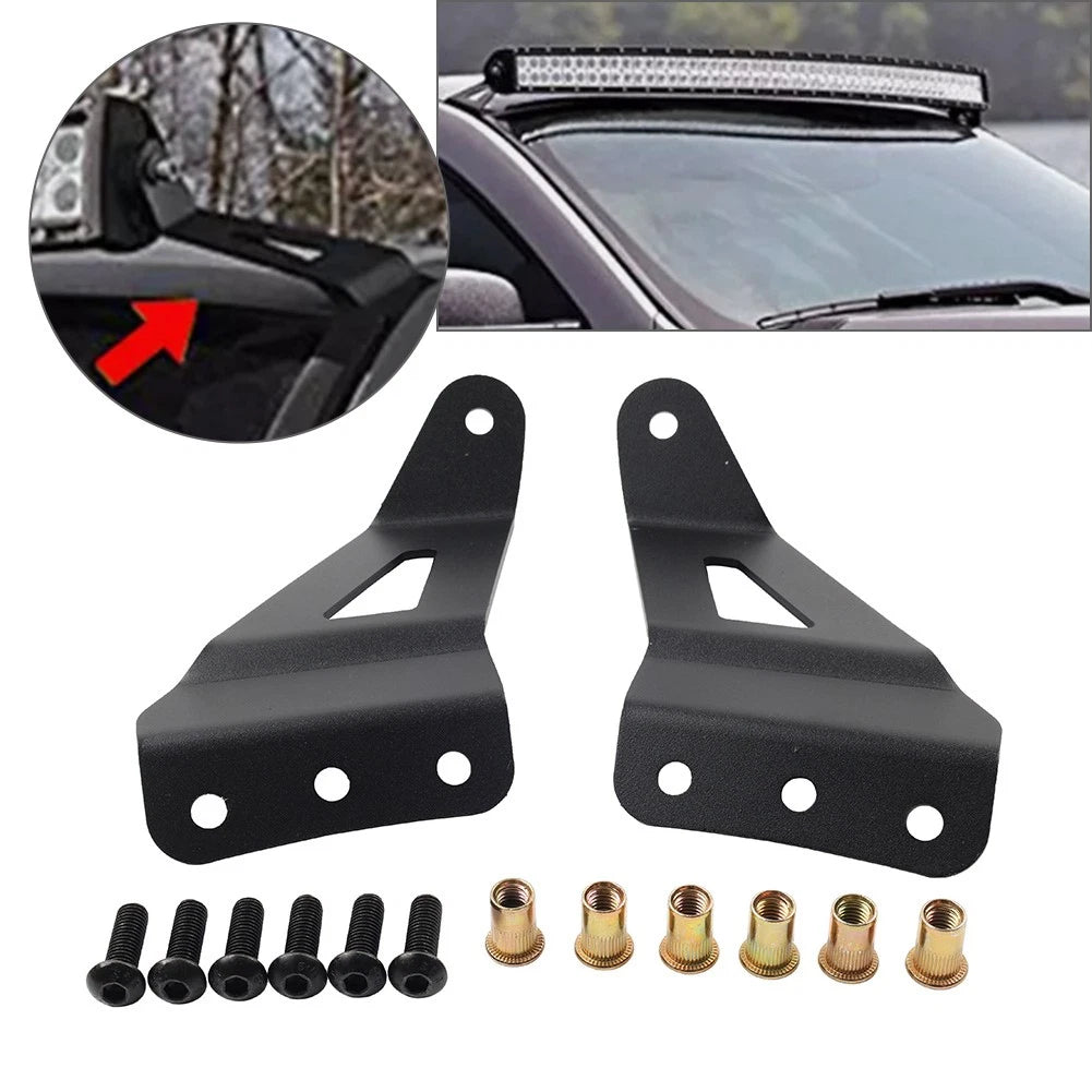 2Pcs A-Pillar Light Bar Mounting Bracket for Off-Road Vehicles