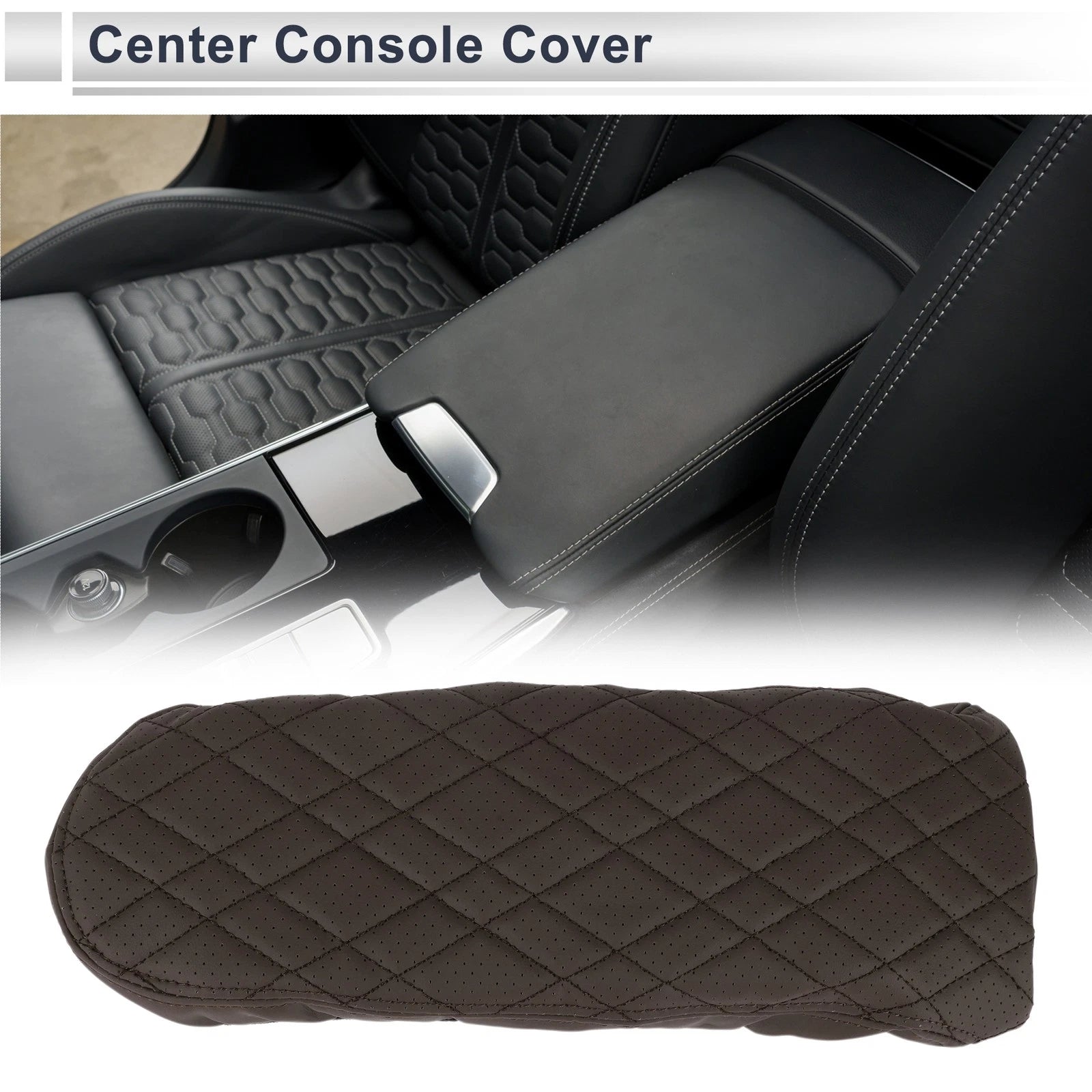 Car Center Console Cover for BMW 2 Series (2021–2024) Deep Brown 1 Pc