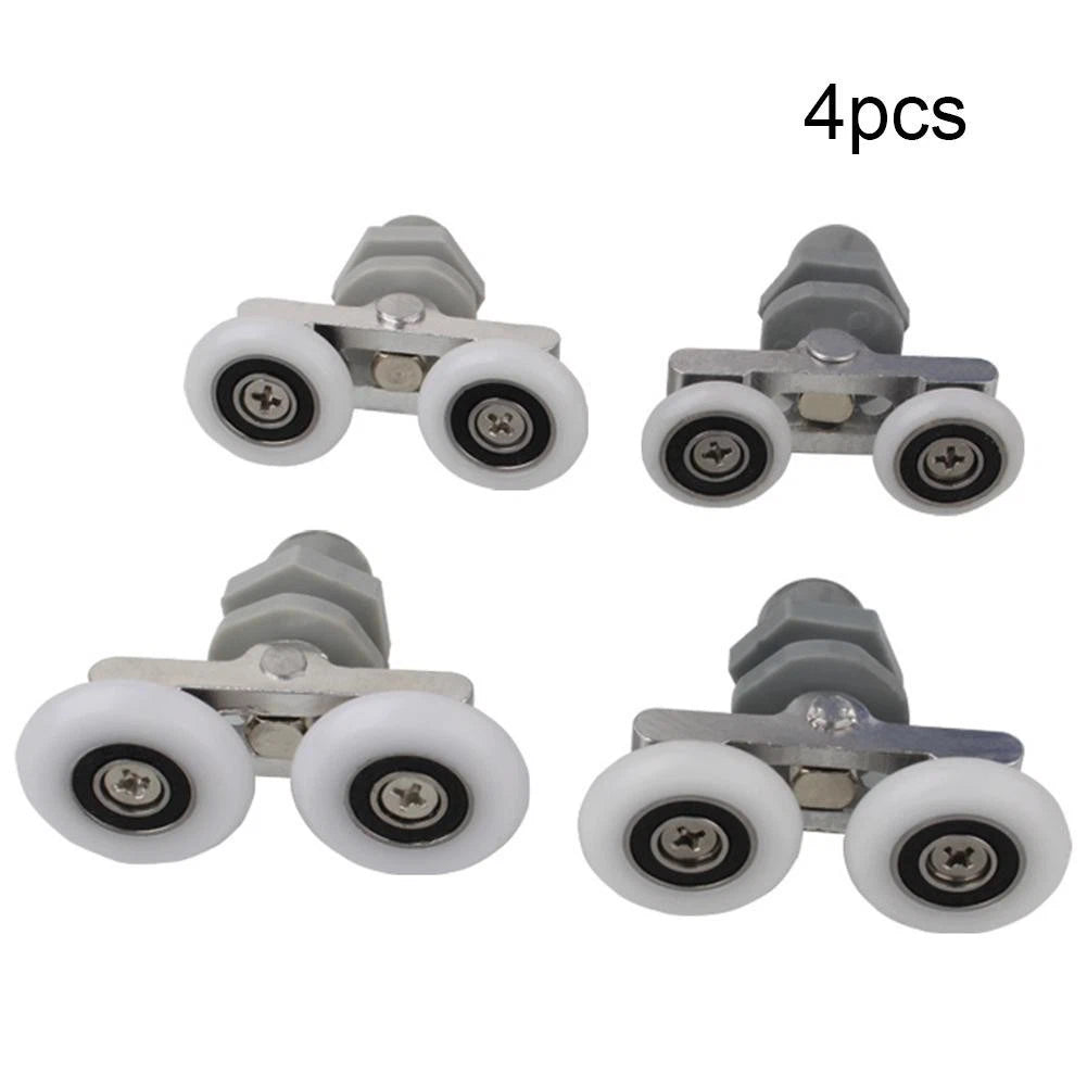 4X Shower Door Rollers Wheels for Bathroom Replacement