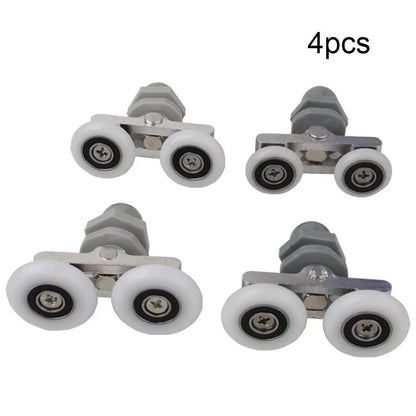 4X Shower Door Rollers Wheels for Bathroom Replacement