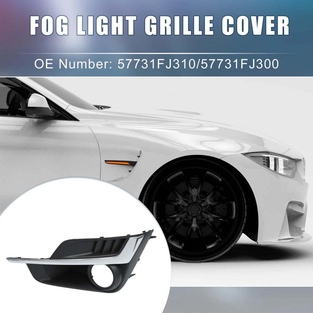 Front Left Right Fog Light Grille Cover 1 Pair for Subaru Impreza (2015–2016)