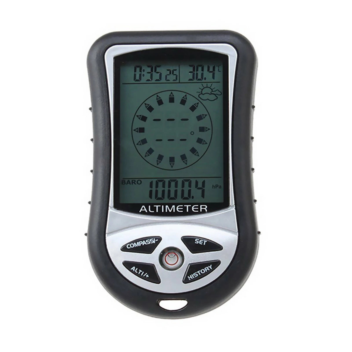 8-in-1 Portable Camping Altimeter Barometer Digital Compass Thermometer