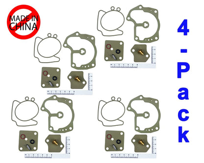 4X Carburetor Rebuild Kit for Johnson Evinrude V4 (120-250 HP)