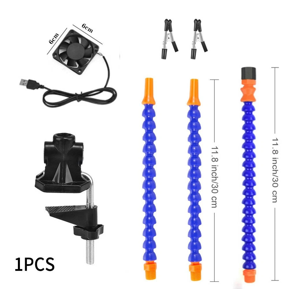 Third Hand Soldering Tool with 3 Flexible Arms and Swivel Brackets