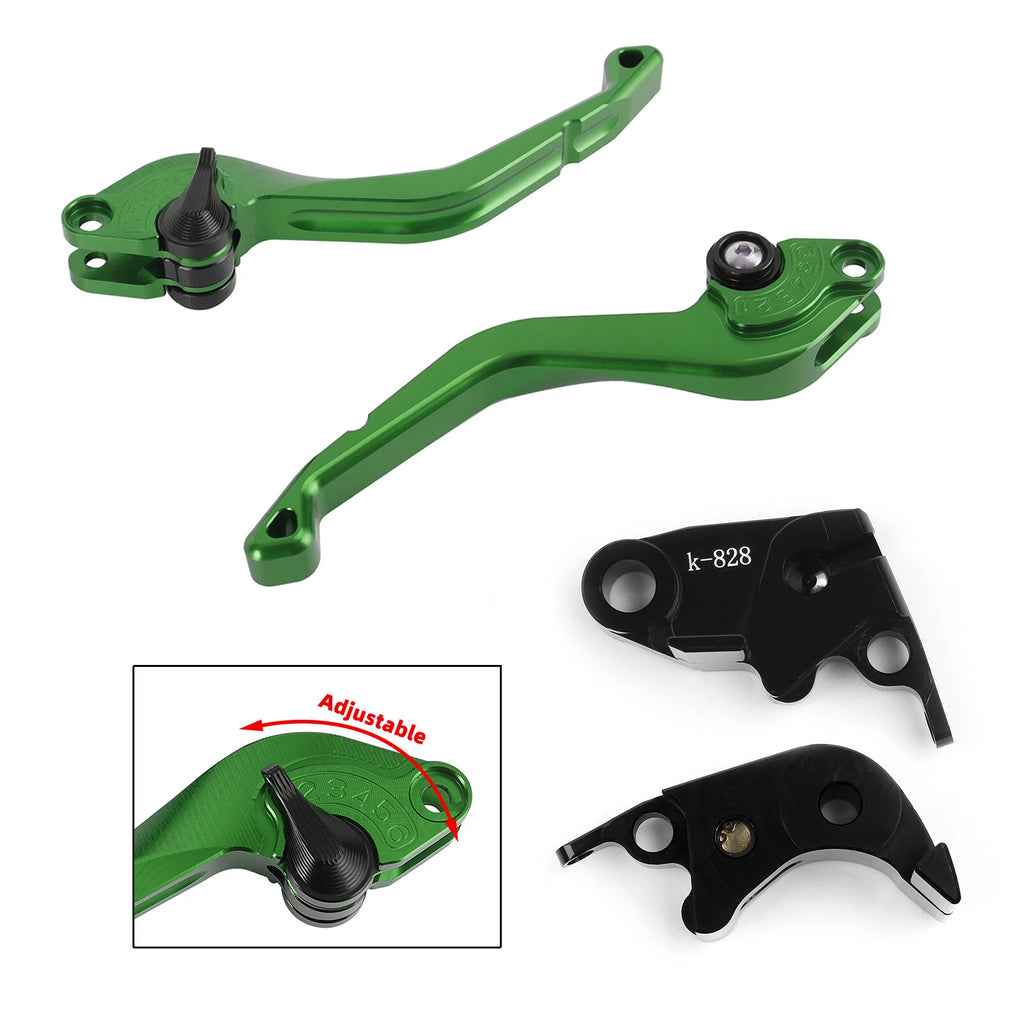 CNC Short Clutch Brake Lever for Kawasaki ZX636R / ZX6RR (2005–2006) T9