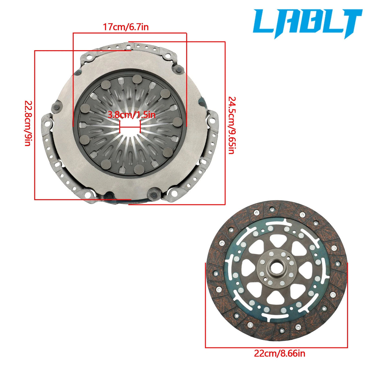 Clutch Kit 03-057, 03-089 for Mini Cooper R52/R56 (2007–2012) 6 Speed