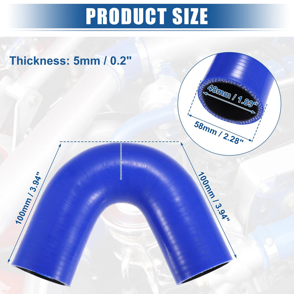 48mm 135 Degree Silicone Elbow Coupler for Intercooler Tube (Universal)