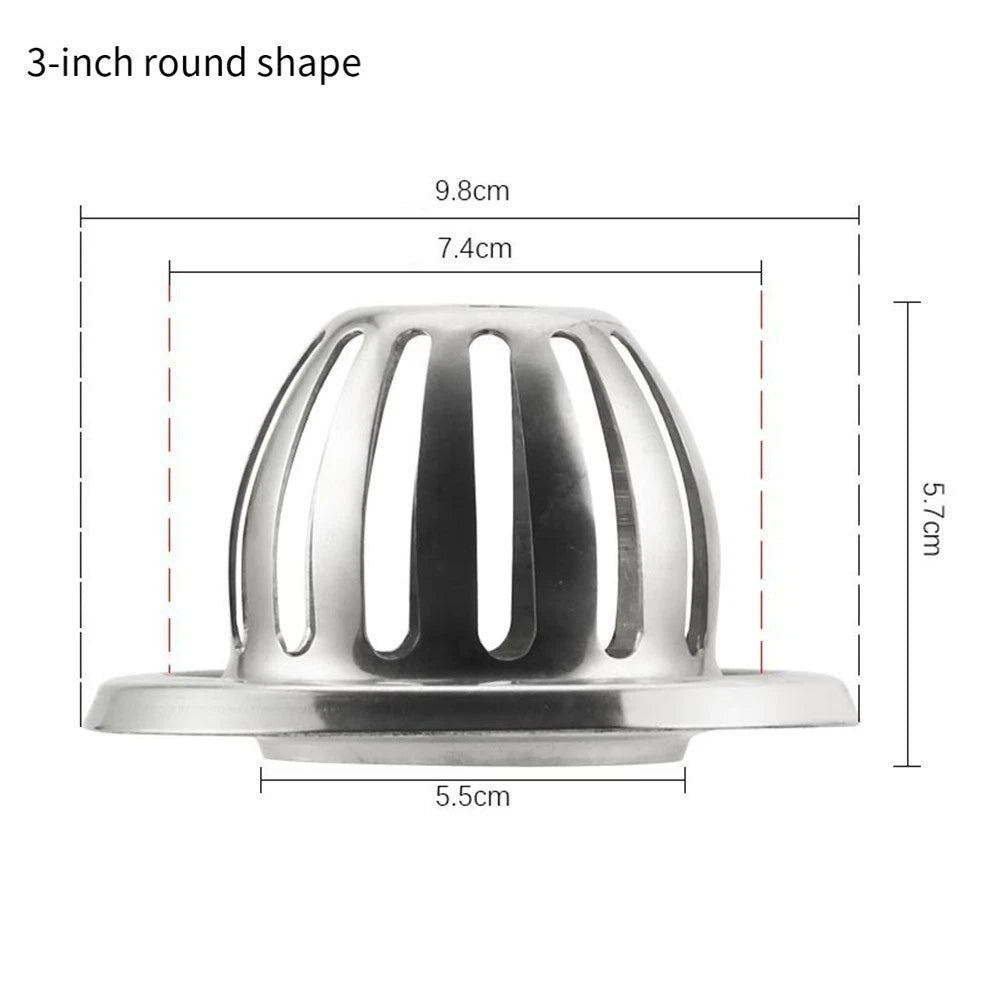 Stainless Steel Downpipe Leaf Guard for Easy Setup and Cleaning