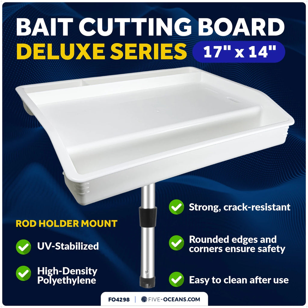 Fillet Table Cutting Board with Rod Holder Mount - FO4298