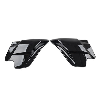 Gloss Black Side Cover Panels For Harley Touring Electra Glide Road King 97-07