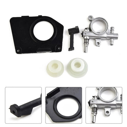Oil Pump Cover Gear Worm & Injector Nozzle for 25CC 2500 Chainsaw