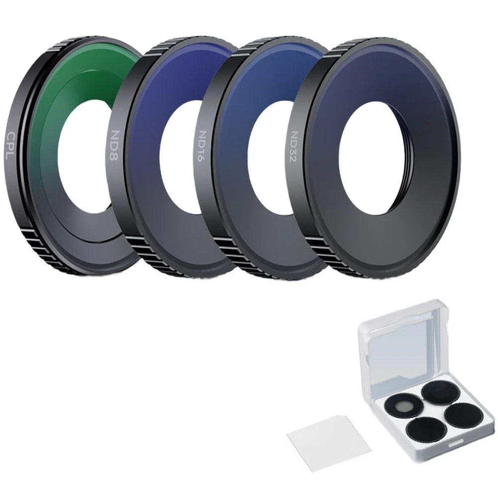 4X Filter Kit for DJI Action6 (CPL ND8 ND16 ND32)
