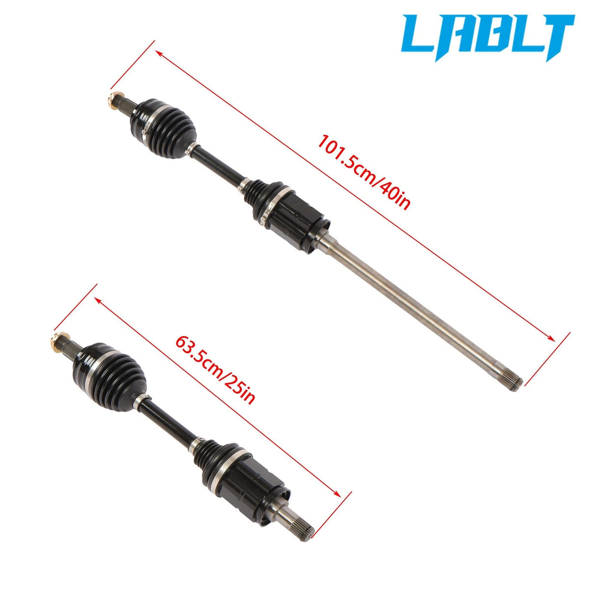 Set of 2 CV Axle Shafts 66-9256 66-9255 for BMW E53 X5 (2000–2006)