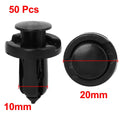 Plastic Rivet Retainer Clips 10mm Set for Honda Acura (2010–2024)