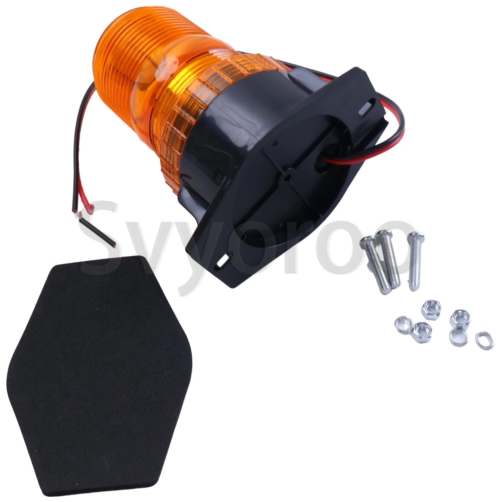 LED Beacon Strobe Light 6262A for Tractors Forklifts (10-80VDC)