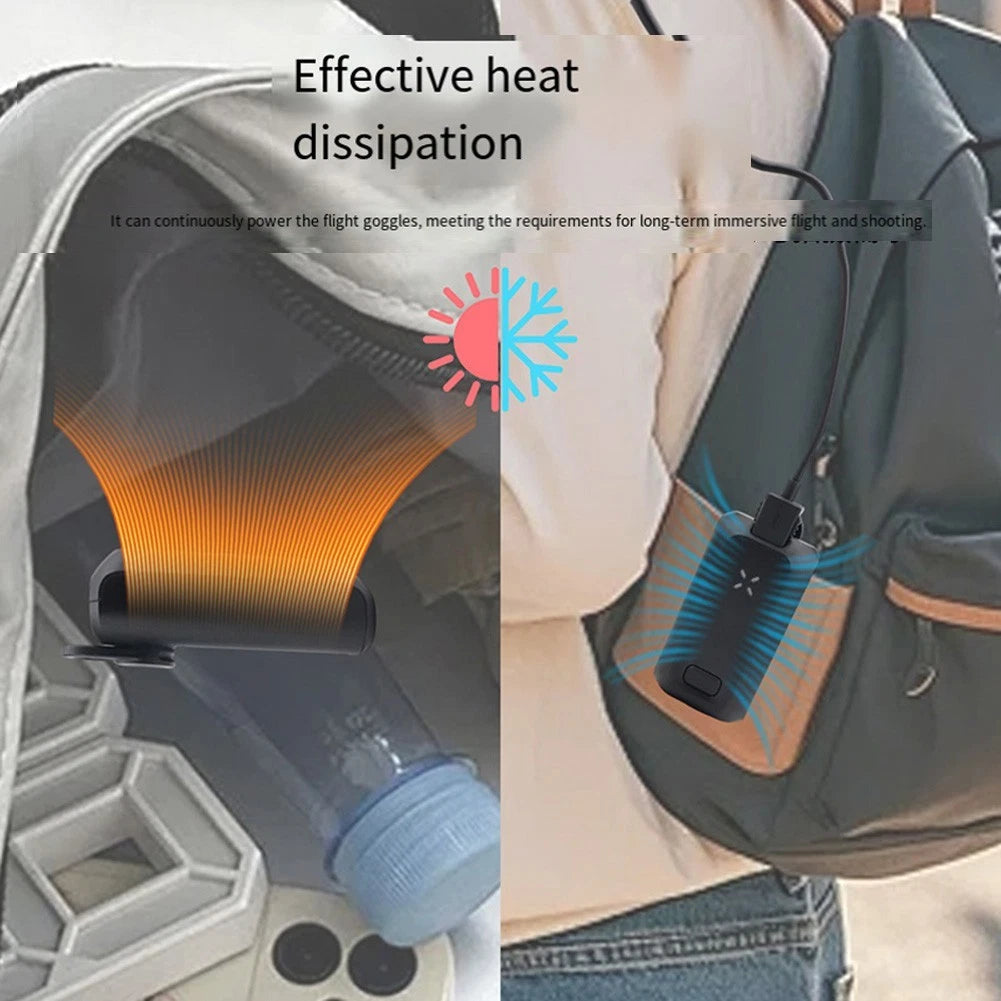 Fixed Hook for Flight Goggle Battery (Portable, ABS Material)