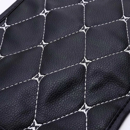 1PCS Car Armrest Pad Cover Auto Console Box PU Leather Mats Cushion UK