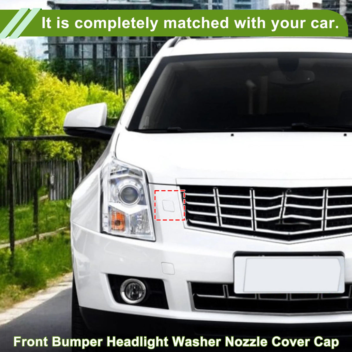 Washer Nozzle Cover Cap No.25928248 for Cadillac SRX (2010–2016) Unpainted