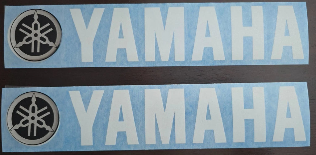 Pair of Yamaha 3D OEM Fender Decals for VX110 (2002–2006)
