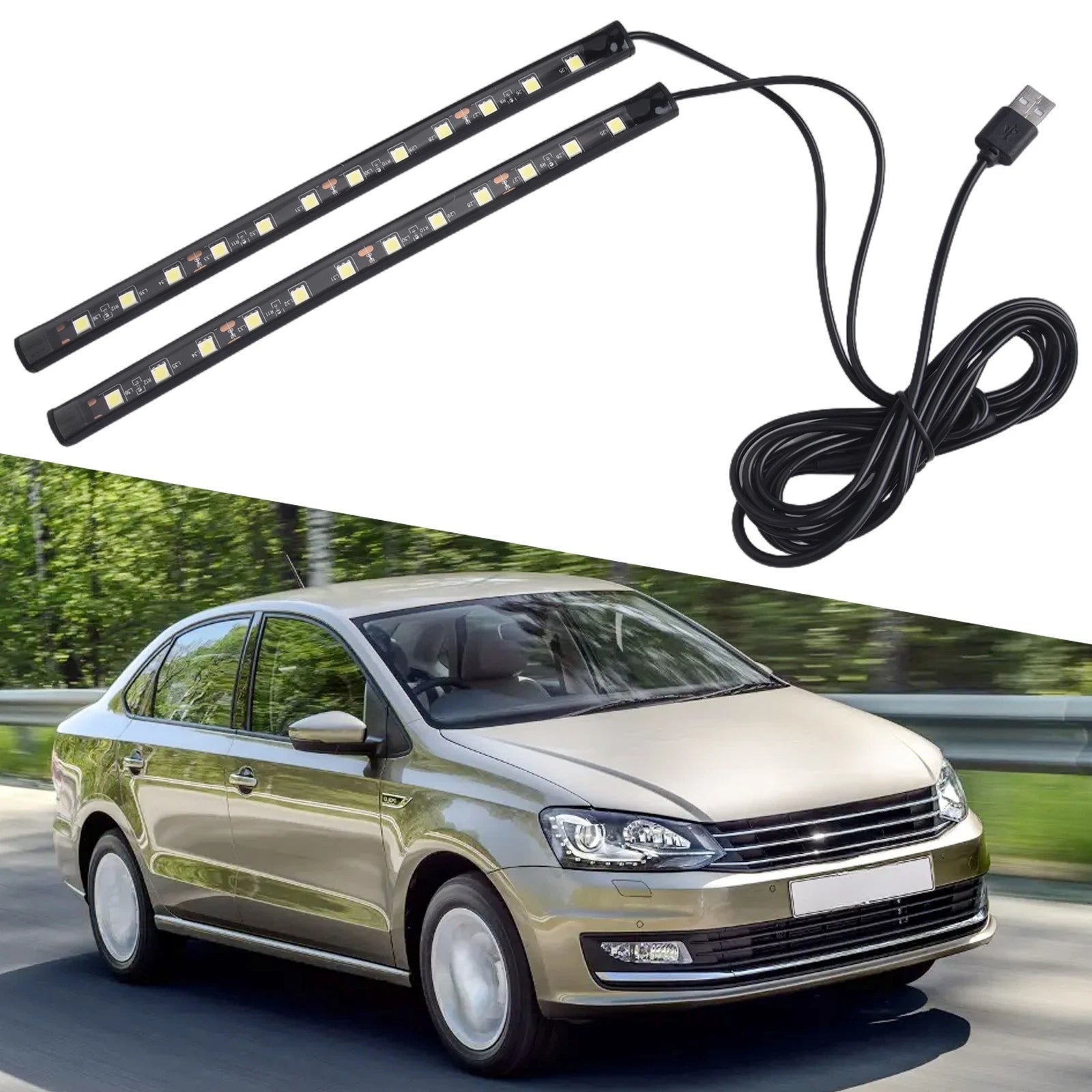 Multi Color Car Interior Trim Lighting for