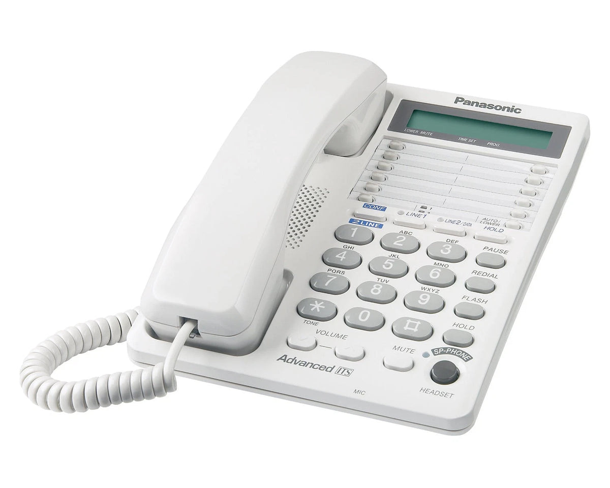 Panasonic KX-TS208W 2-Line Feature Phone for (USED)