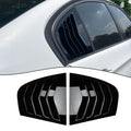 Gloss Black Rear Side Glass Shutter Cover for