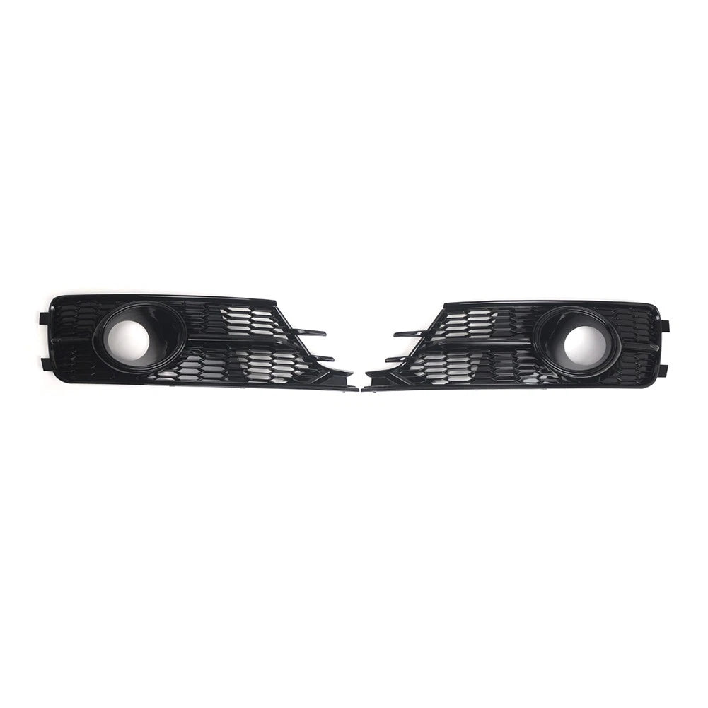 Front Fog Light Grille Cover Set for Audi A6 C7 (2016–2018) ACC Hole