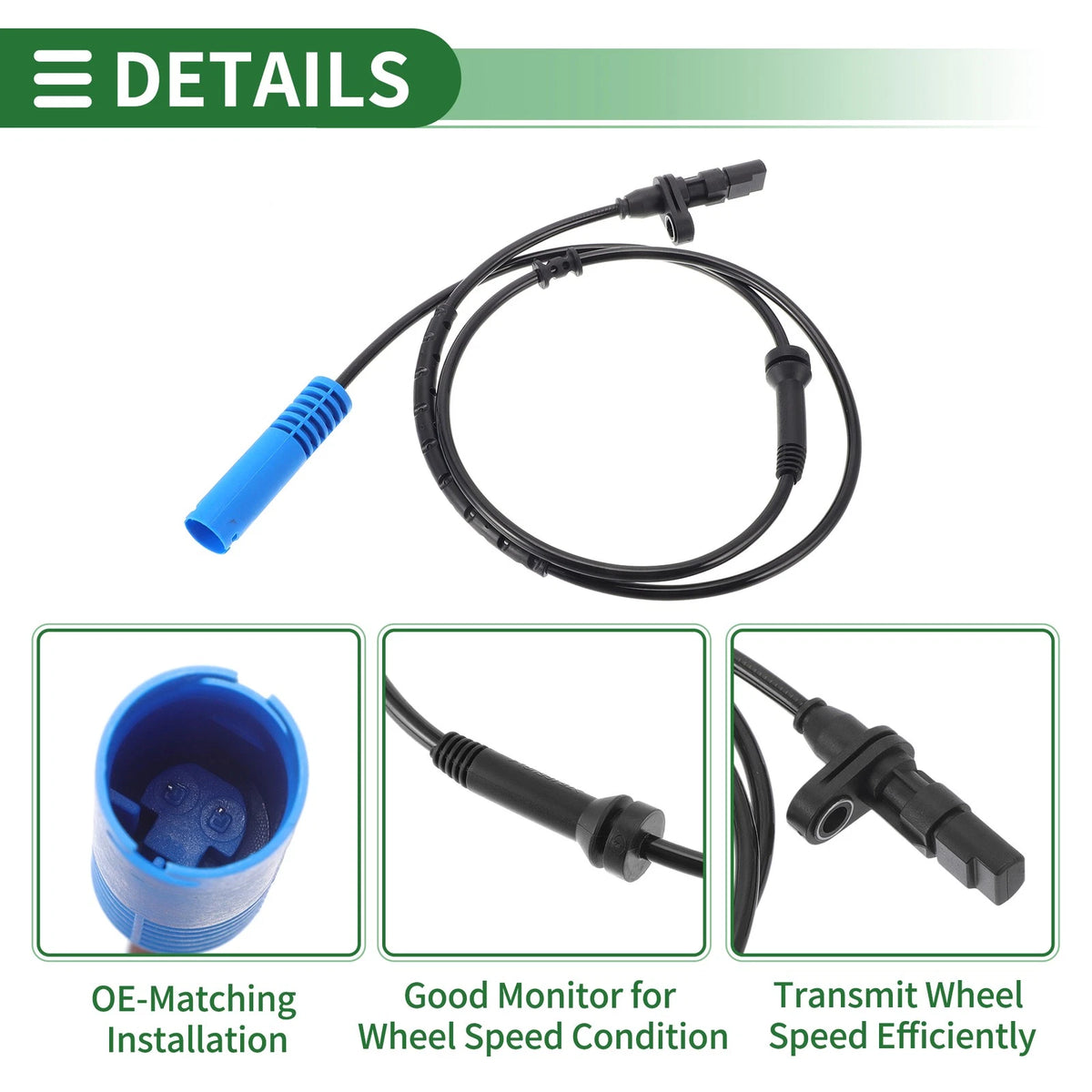 ABS Wheel Speed Sensor No. 34526756374 for BMW 7 Series E38 (1995–2001)