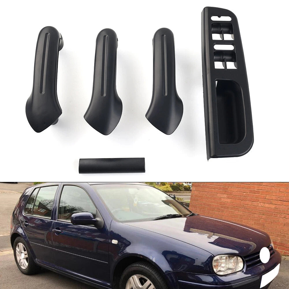 RHD Inner Door Grab Handle Switch Bezel Kit for VW Bora Golf Passat (1998–2005)