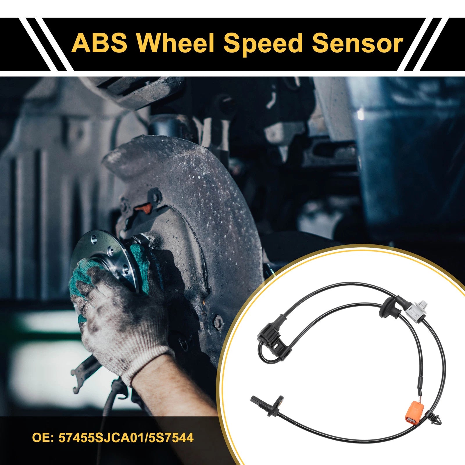 ABS Wheel Speed Sensor No. 57455SJCA01 / 5S7544 for Honda Ridgeline (2006–2014)