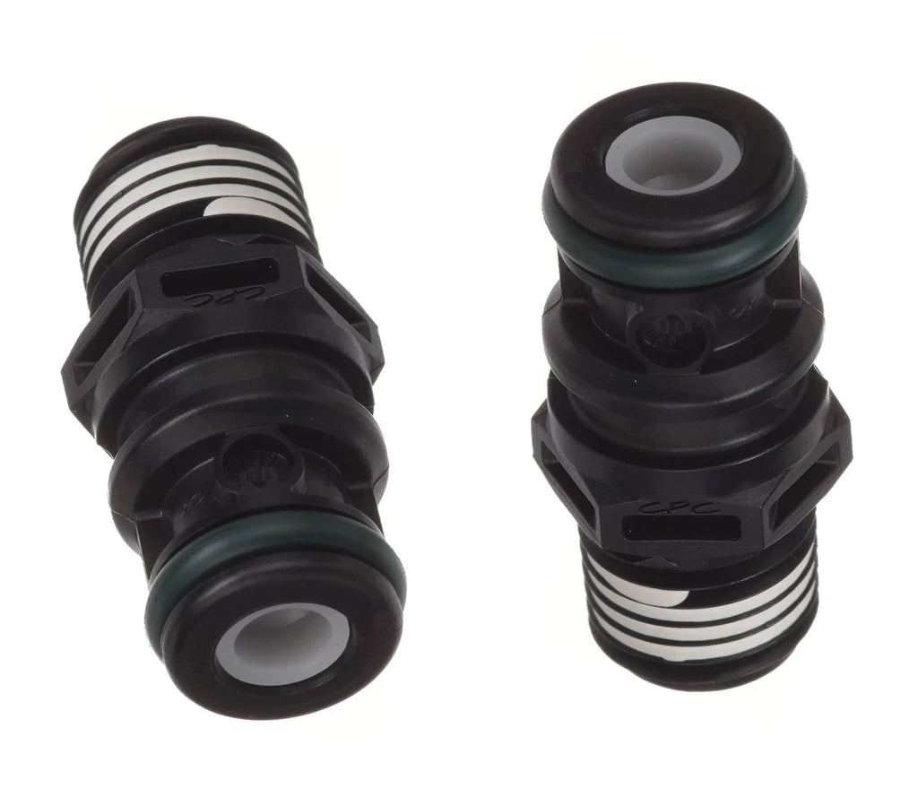 2X Attwood Sprayless Marine Fuel Connector Male 1/4" NPT - 8838TM6