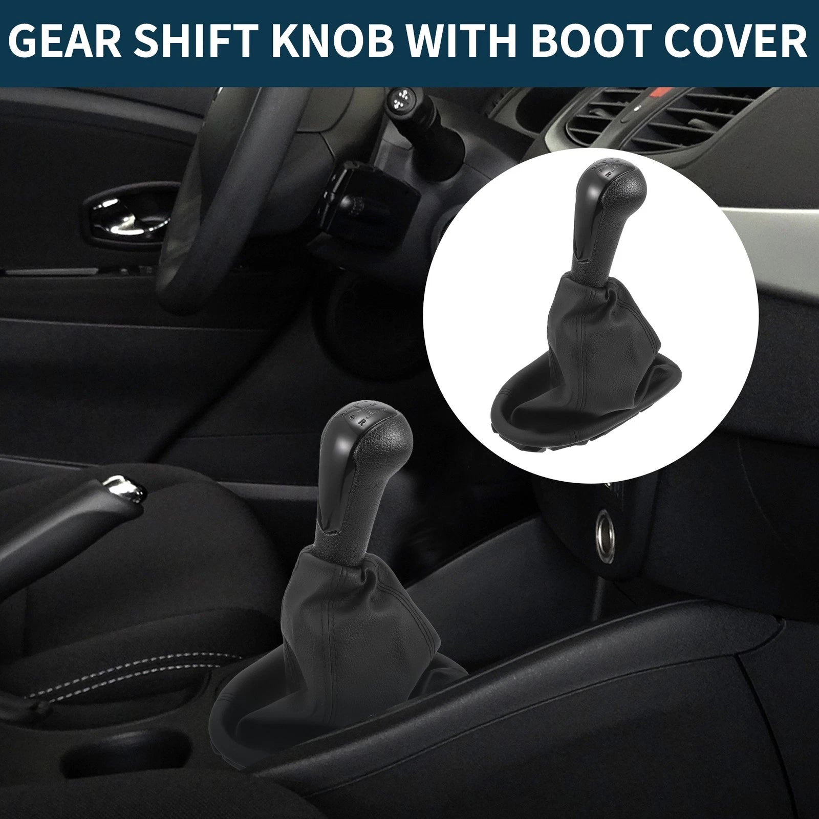 Manual Gear Shift Knob with Cover for Chevrolet Spark (2011–2016)