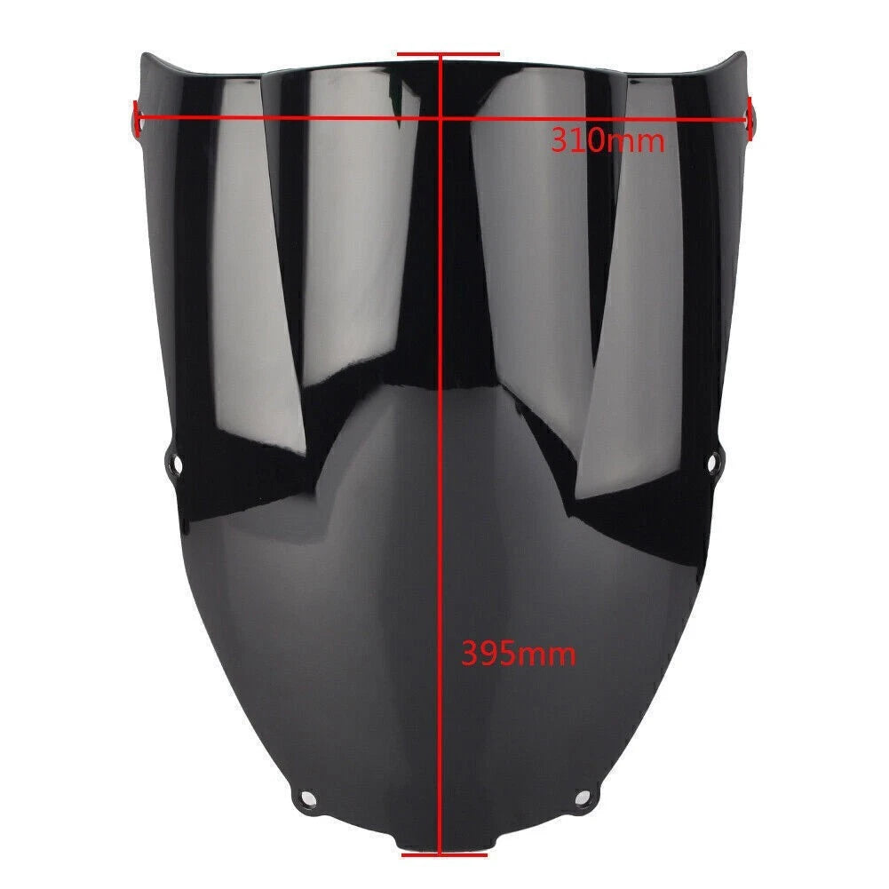 Double Bubble Windshield for Kawasaki Ninja ZX6R (2000–2002) Deep-Iridium