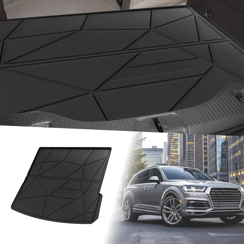 Rear Cargo Liner Flat Face for Audi Q7 (2006–2015) TPE 1 Piece