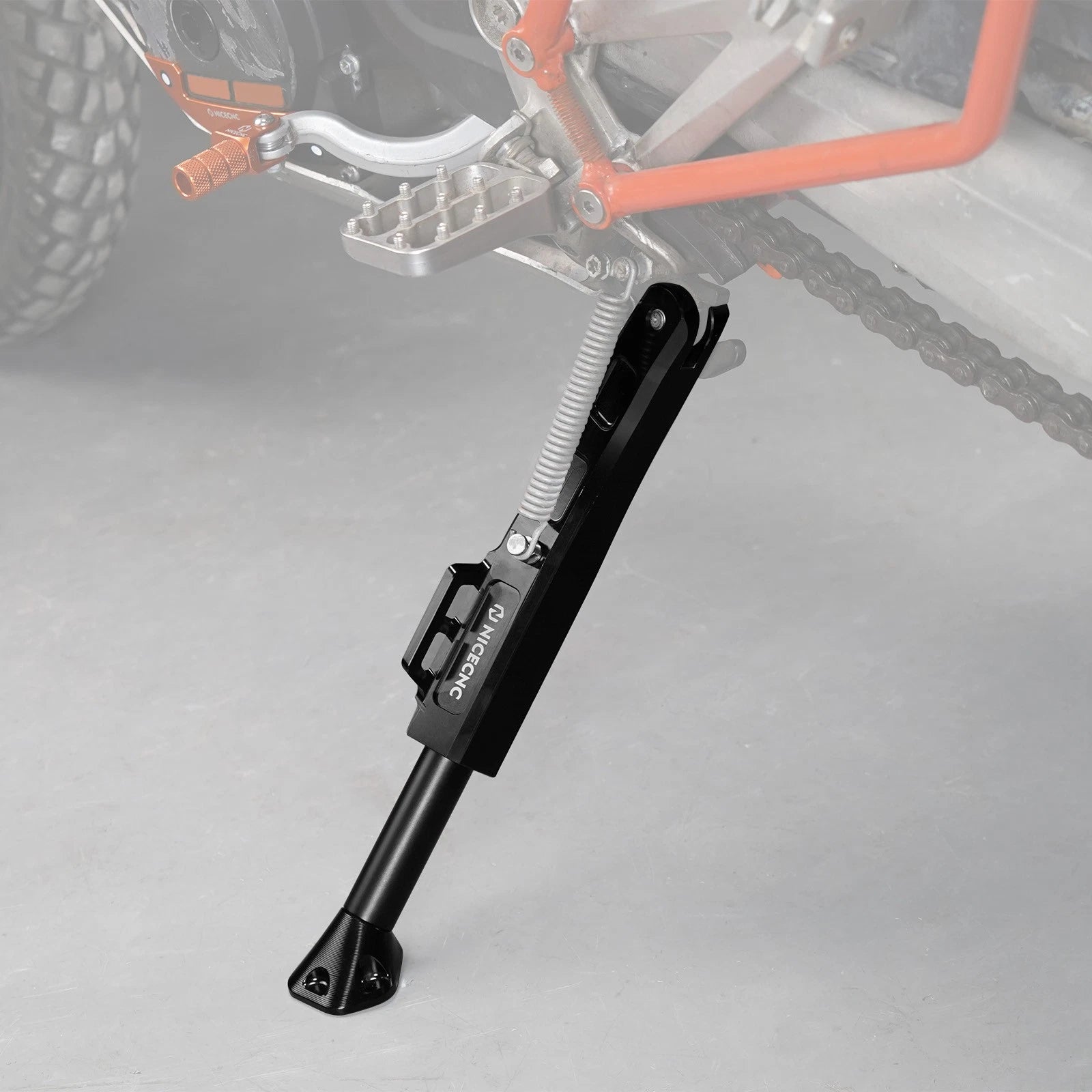 Kickstand Foot Side Support for KTM 690 SMC (2008–2024) - 4-Level Adjustment