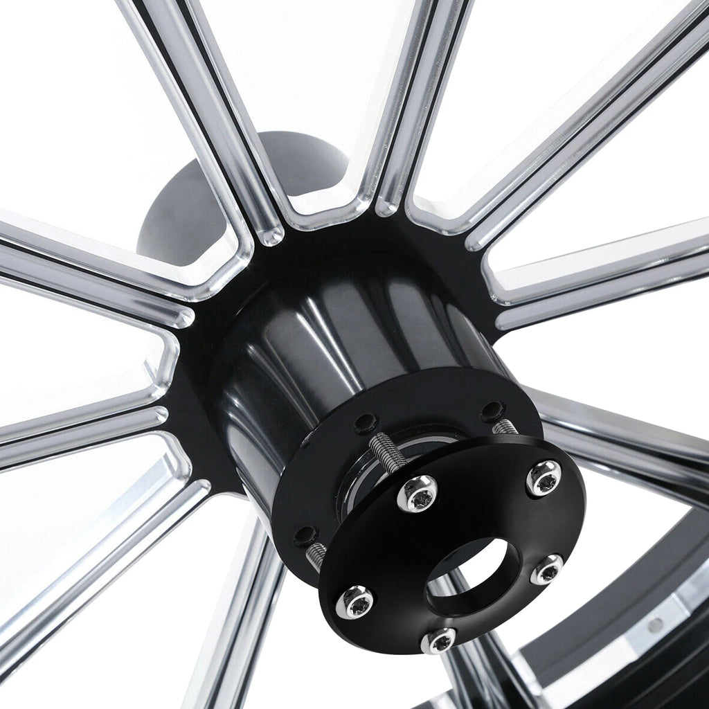 Dual Disc Front Wheel Hub Cap Cover for Harley Electra Glide (2008–2024)