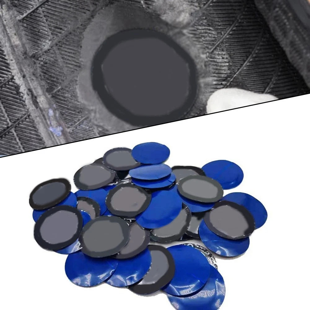 50 PCS Rubber Tyre Patches for Cars (Universal Fit)