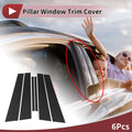 Door Pillar Window Trim Front Rear Left Right for Volkswagen Passat (B6/B7)